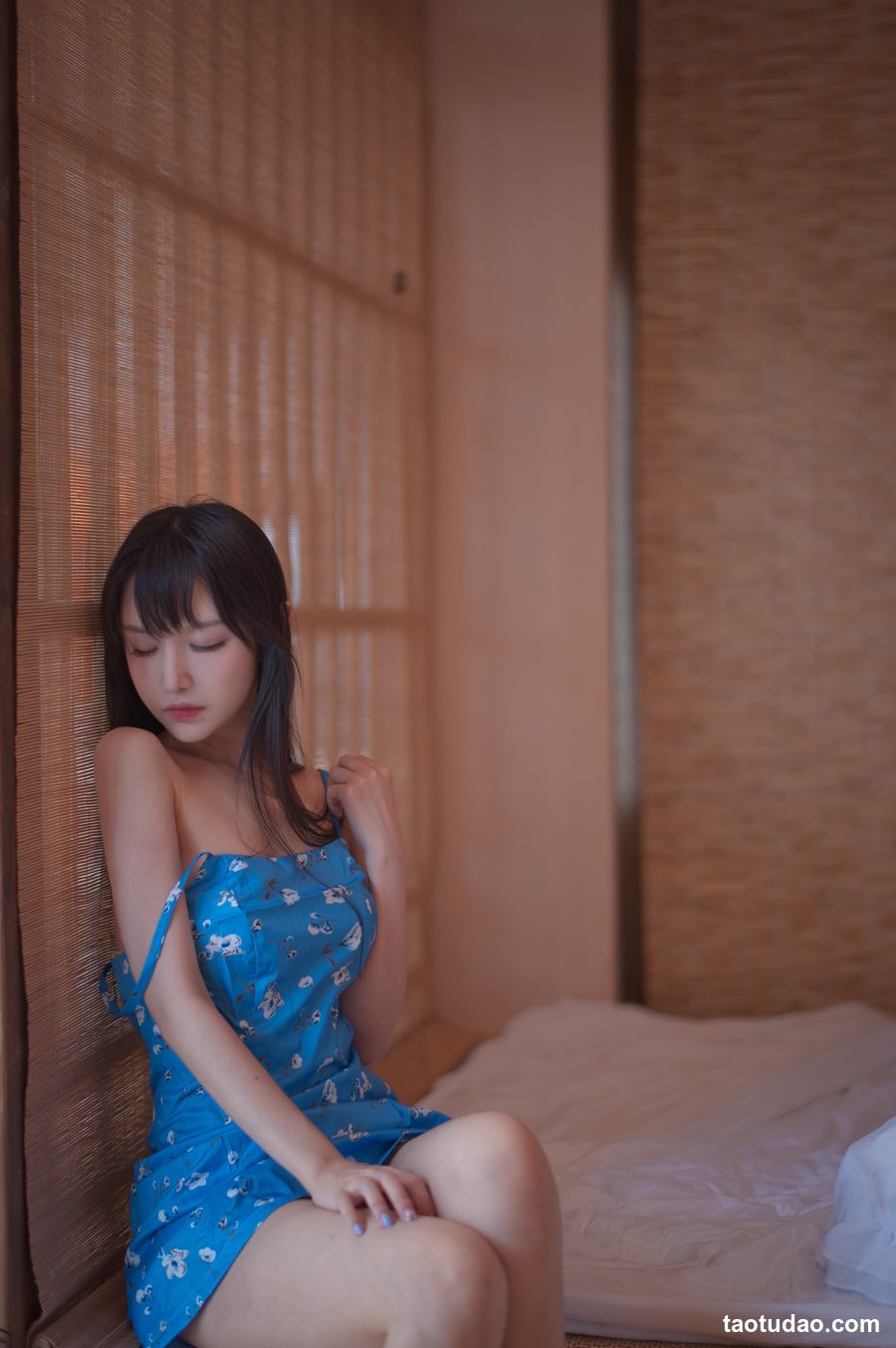 Shika小鹿鹿 – 蓝裙子 [16P-96MB]