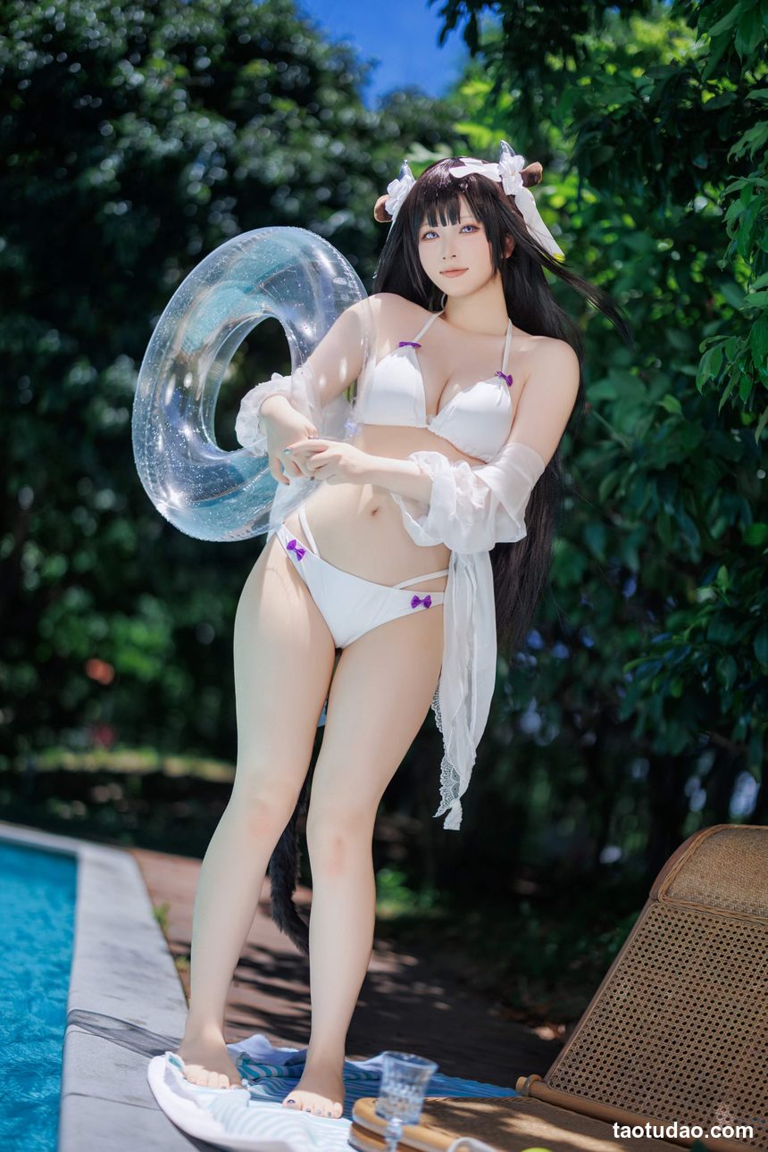 屿鱼Yukako-碧蓝航线-樫野泳装[25P-42MB]