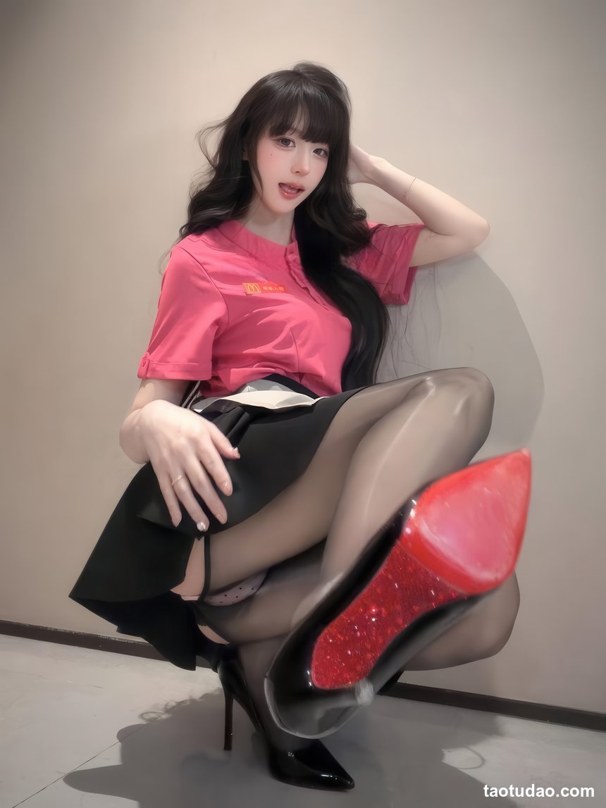 微密圈-超蓝布罗莉[麦当劳服务员 [4P+1V-128MB]