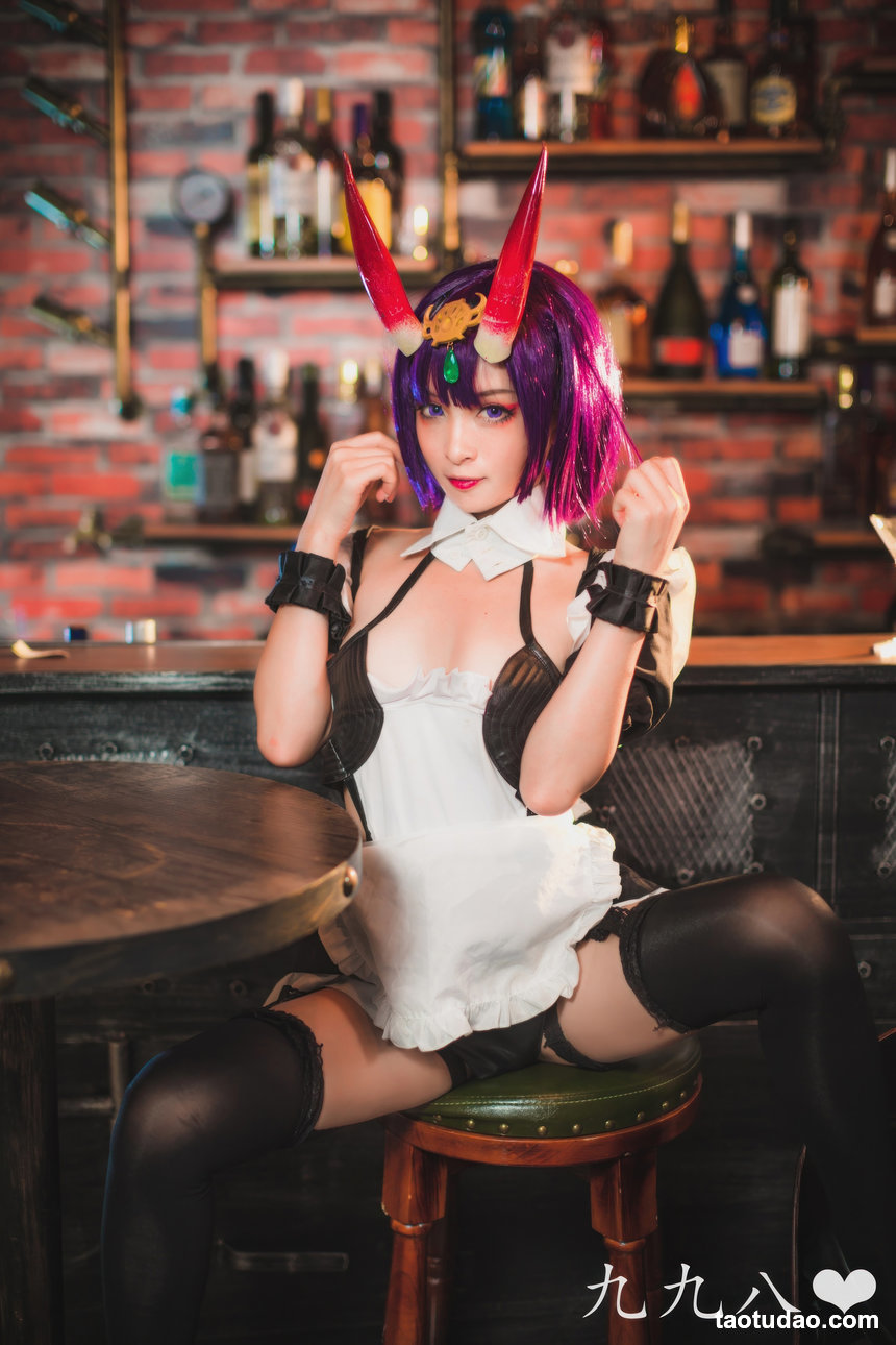 九九八吖 –  FGO 酒吞童子女仆[70P-495M]