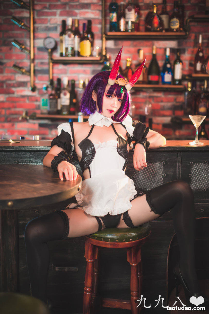 九九八吖 –  FGO 酒吞童子女仆[70P-495M]