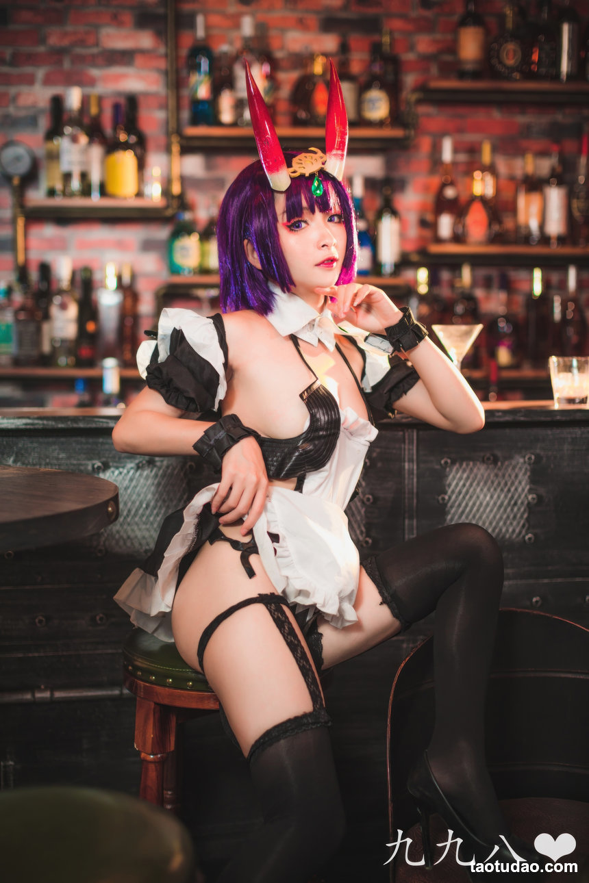 九九八吖 –  FGO 酒吞童子女仆[70P-495M]