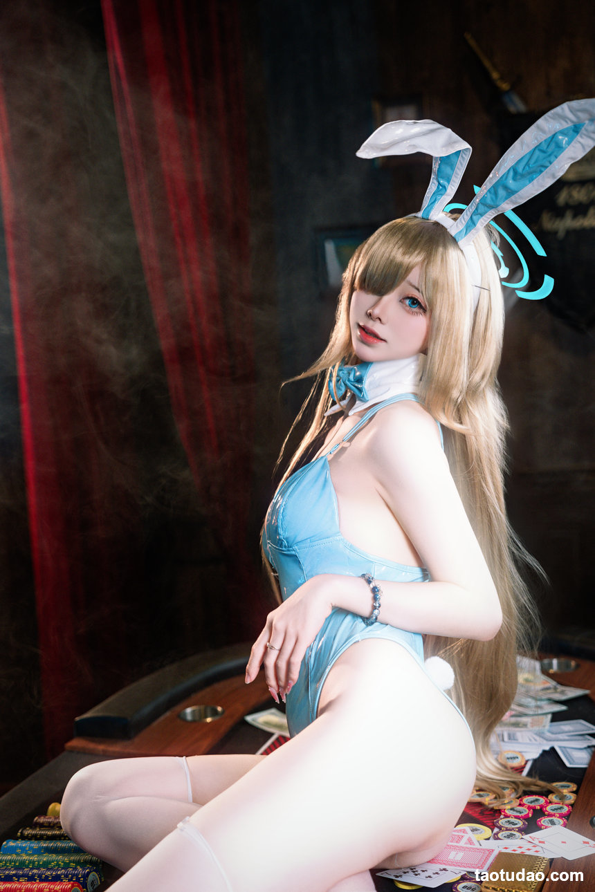 前野太太 - 蔚蓝档案 一之濑明日奈 兔女郎 [31P-0.99G]