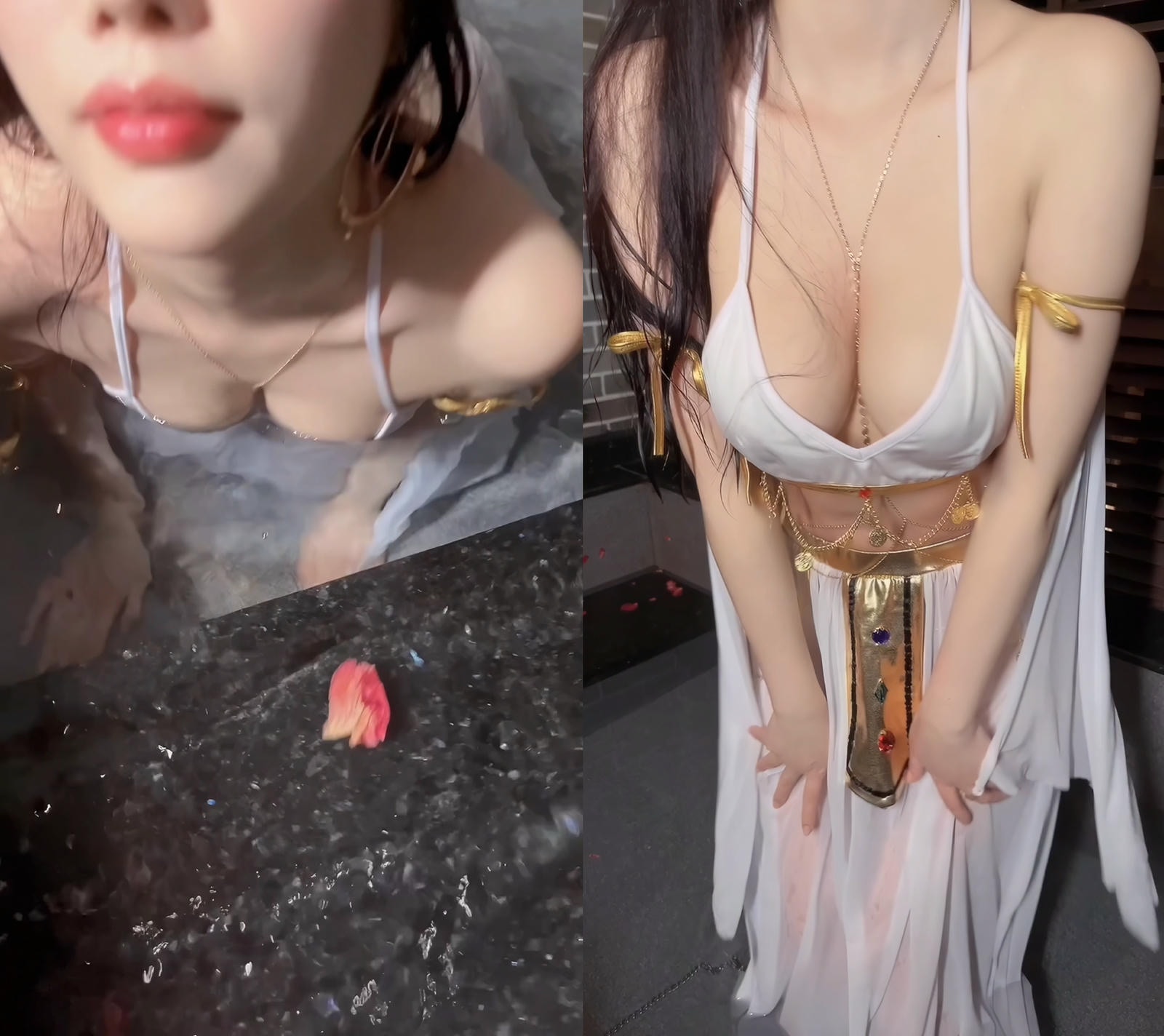 杨晨晨  吊带黑丝 拍摄花絮 [1V-2.73G]