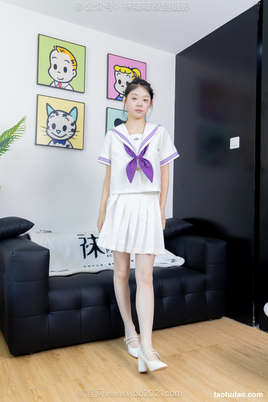 BoBoSocks袜啵啵 No.638 糯米-高跟鞋、高跟凉鞋、波点薄白丝、油亮薄肉丝、裸足、jk制服 [146P1V-5.88GB]