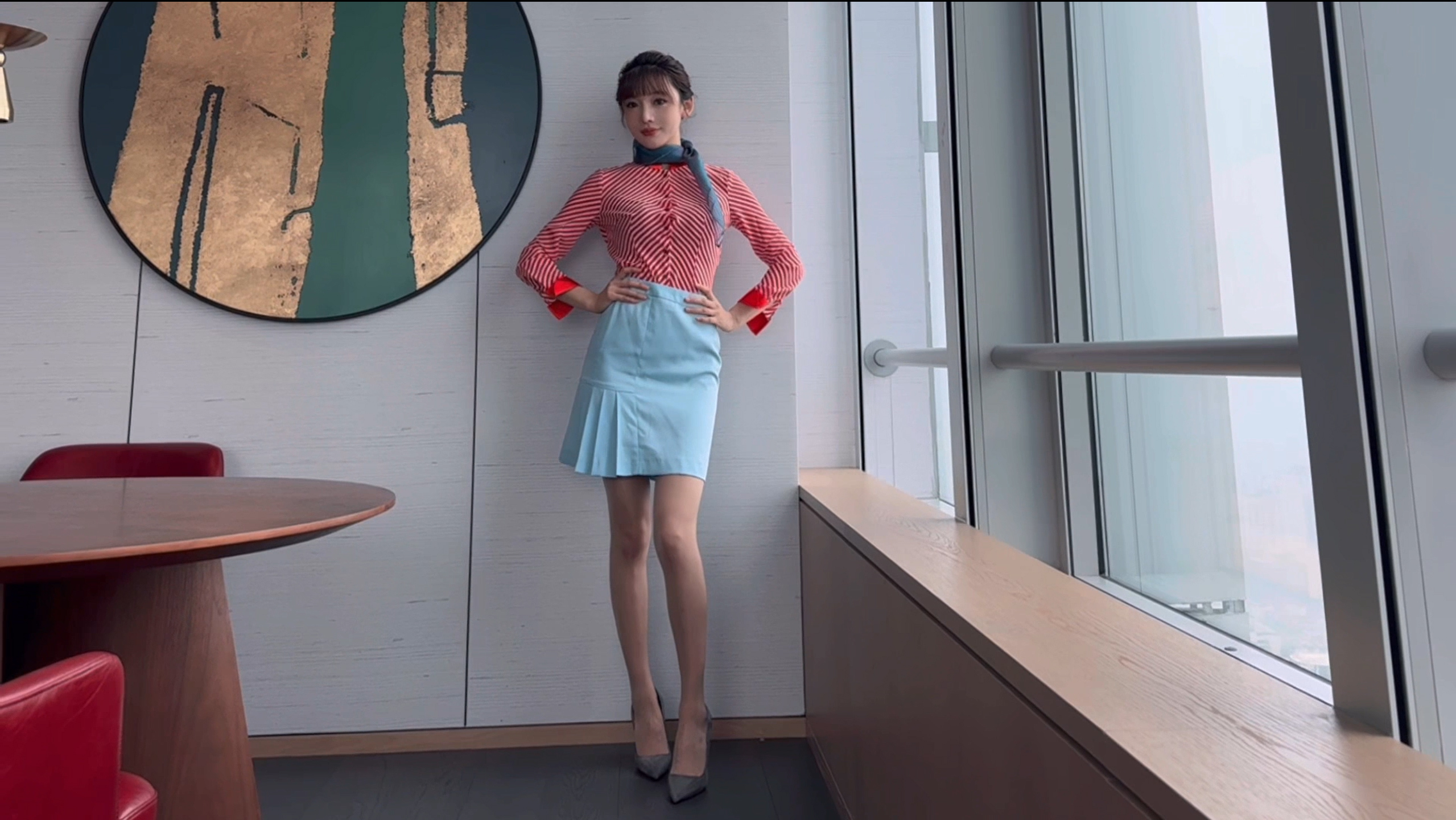 陆萱萱 条纹衬衫 拍摄花絮 [91P+2V-2.59G]