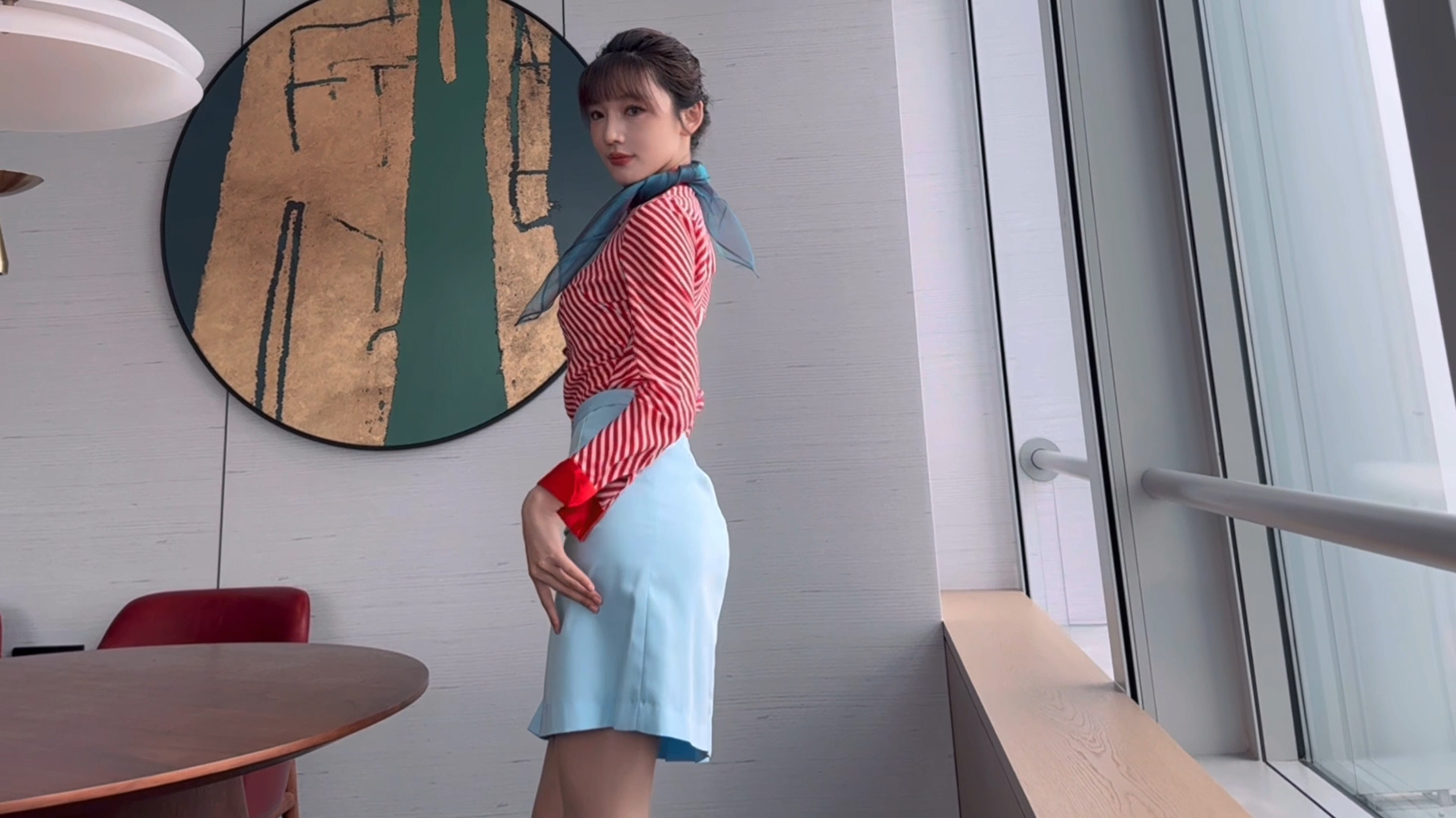 陆萱萱 条纹衬衫 拍摄花絮 [91P+2V-2.59G]