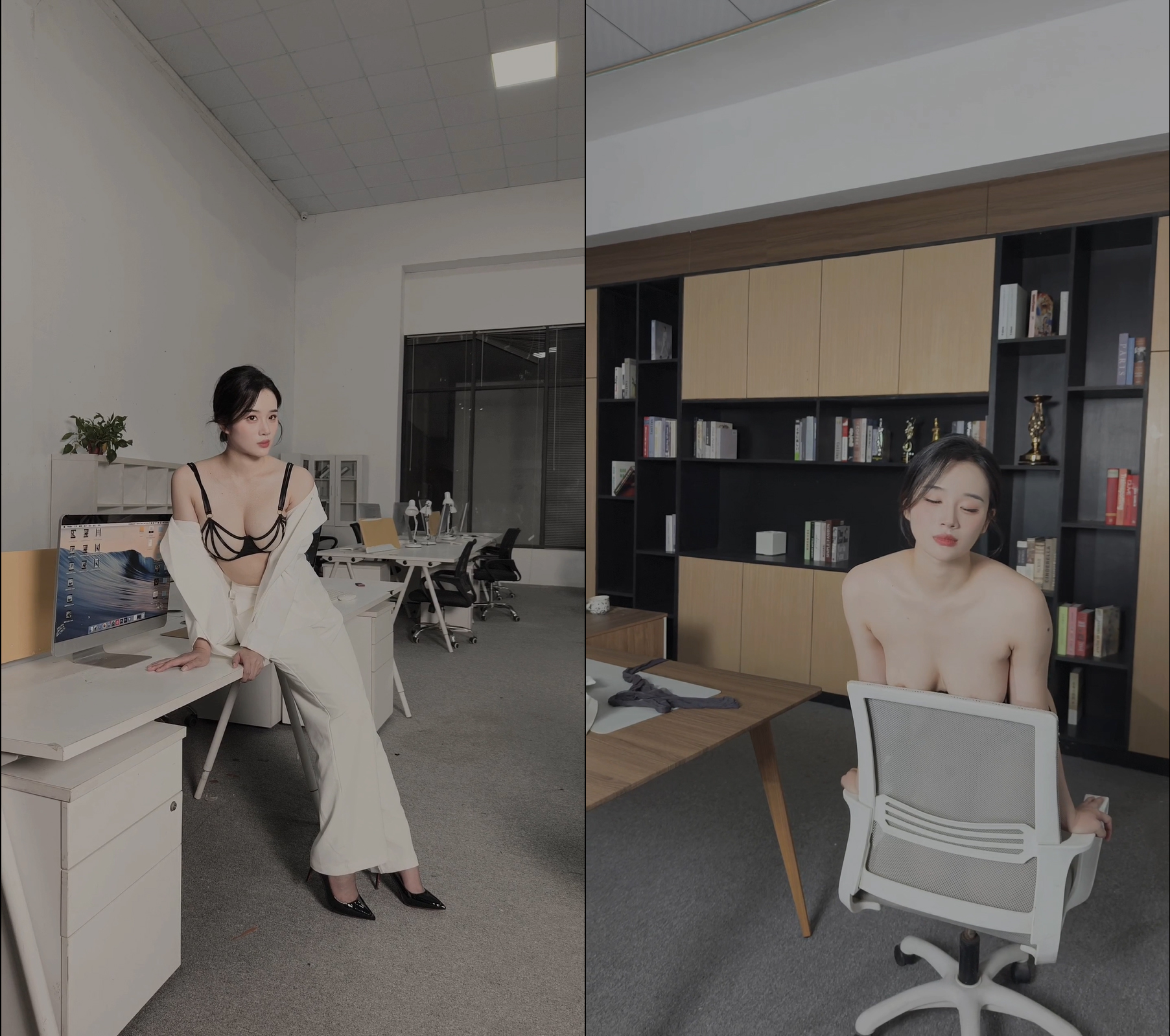 南乔 西装女郎 拍摄花絮 [112P+3V-1.8G]