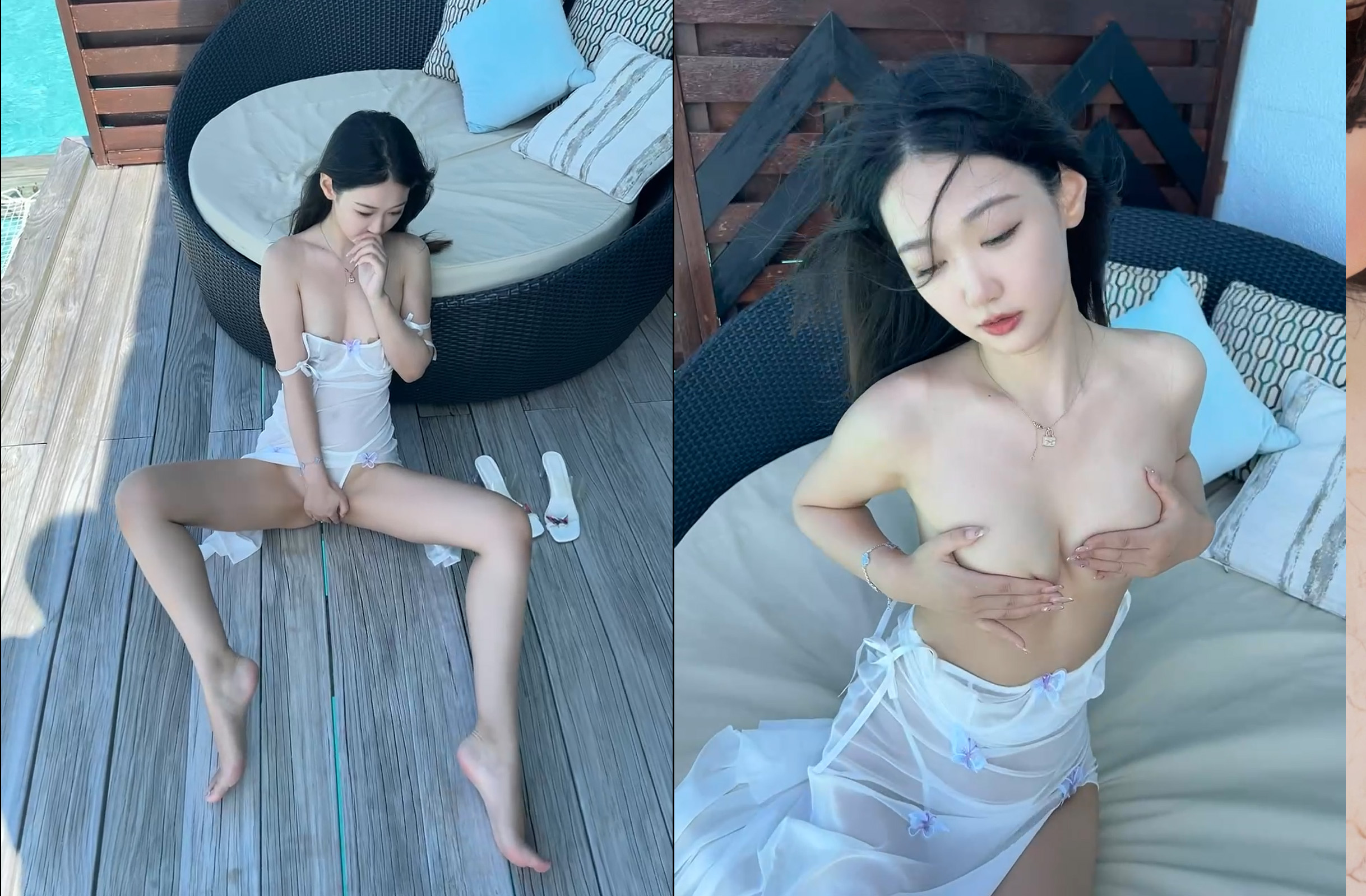 唐安琪 海滩私拍 拍摄花絮 [3V-960MB]