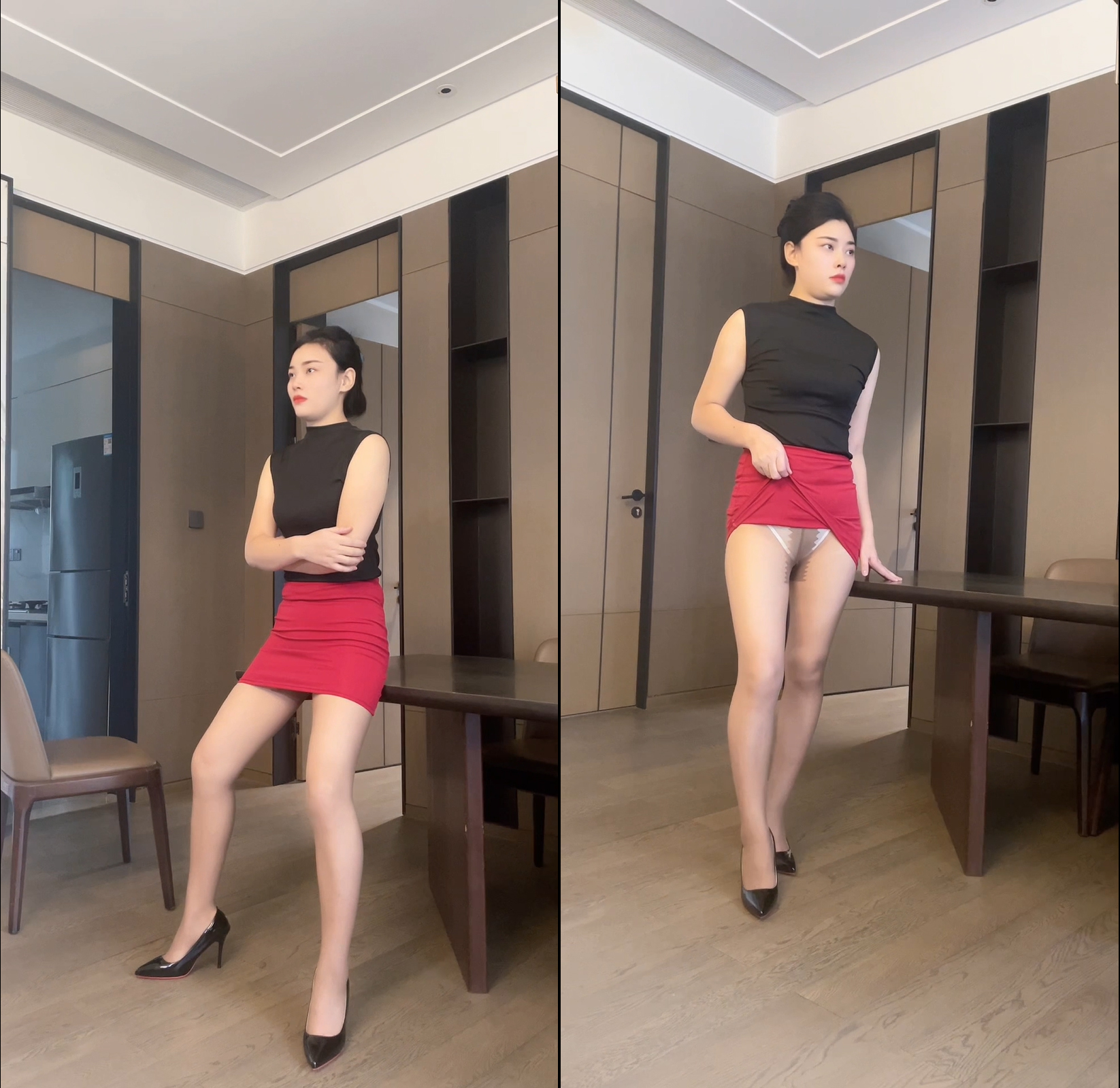 徐清妍 黑色OL黑丝 拍摄花絮 [90P+1V-1.6G]