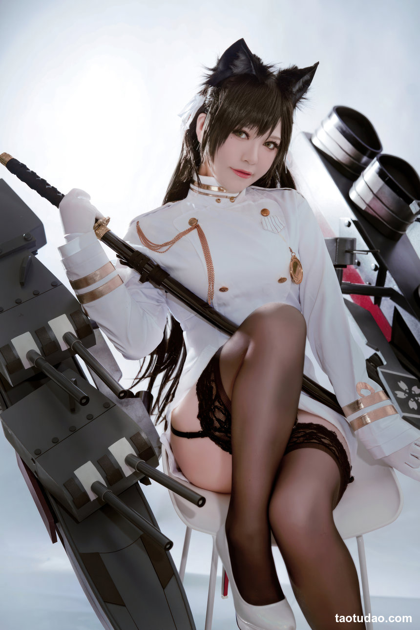 半半子 –  碧蓝航线 爱宕原皮[45P-338.4M]