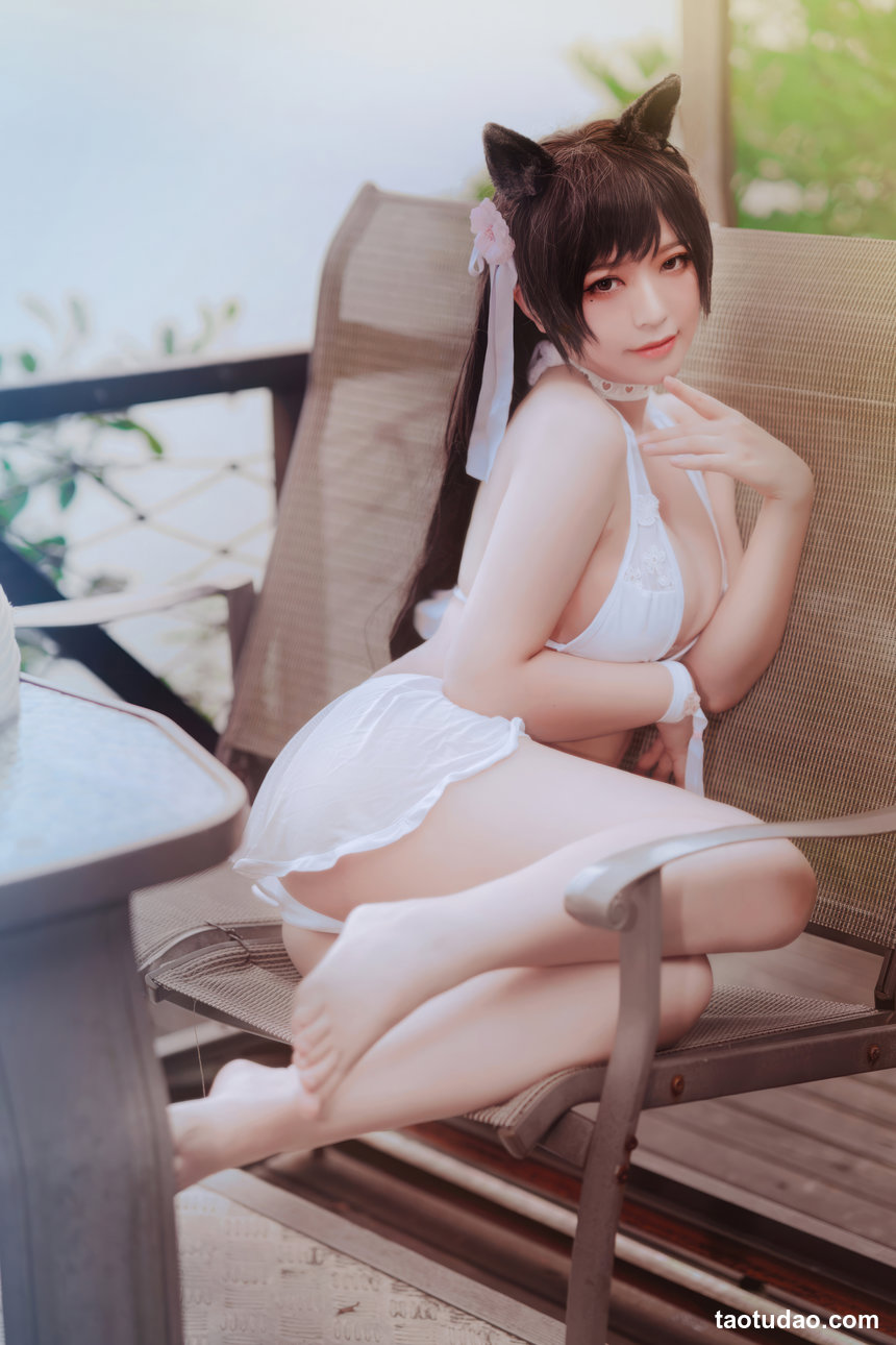 半半子 –  碧蓝航线 爱宕泳装[27P-171.6M]