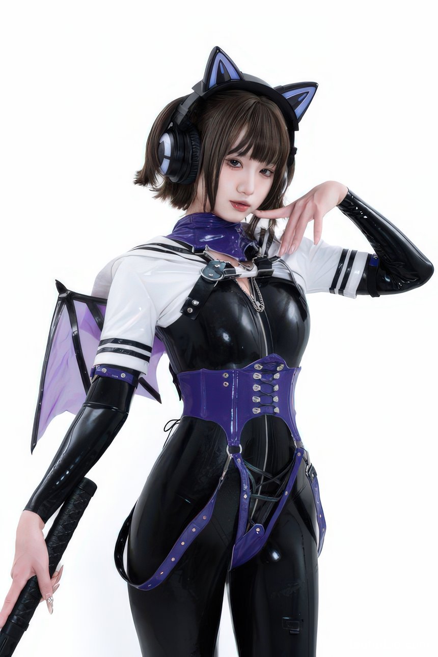 柒柒要乖哦-白棚胶衣[78P-230MB]