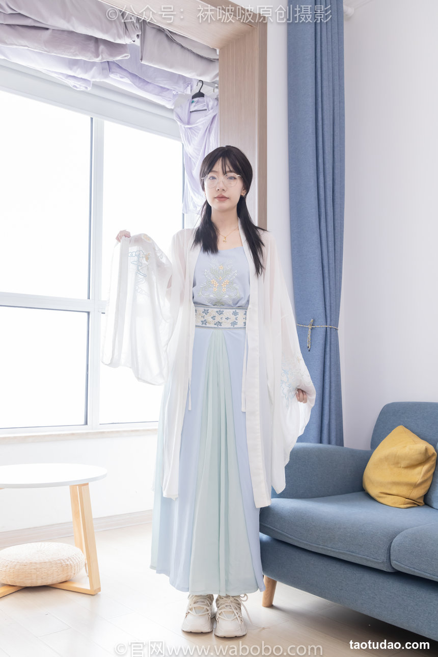 BoBoSocks袜啵啵 No.643 小甜豆-汉服、白船袜、薄肉丝、裸足 [164P1V-6.66GB]