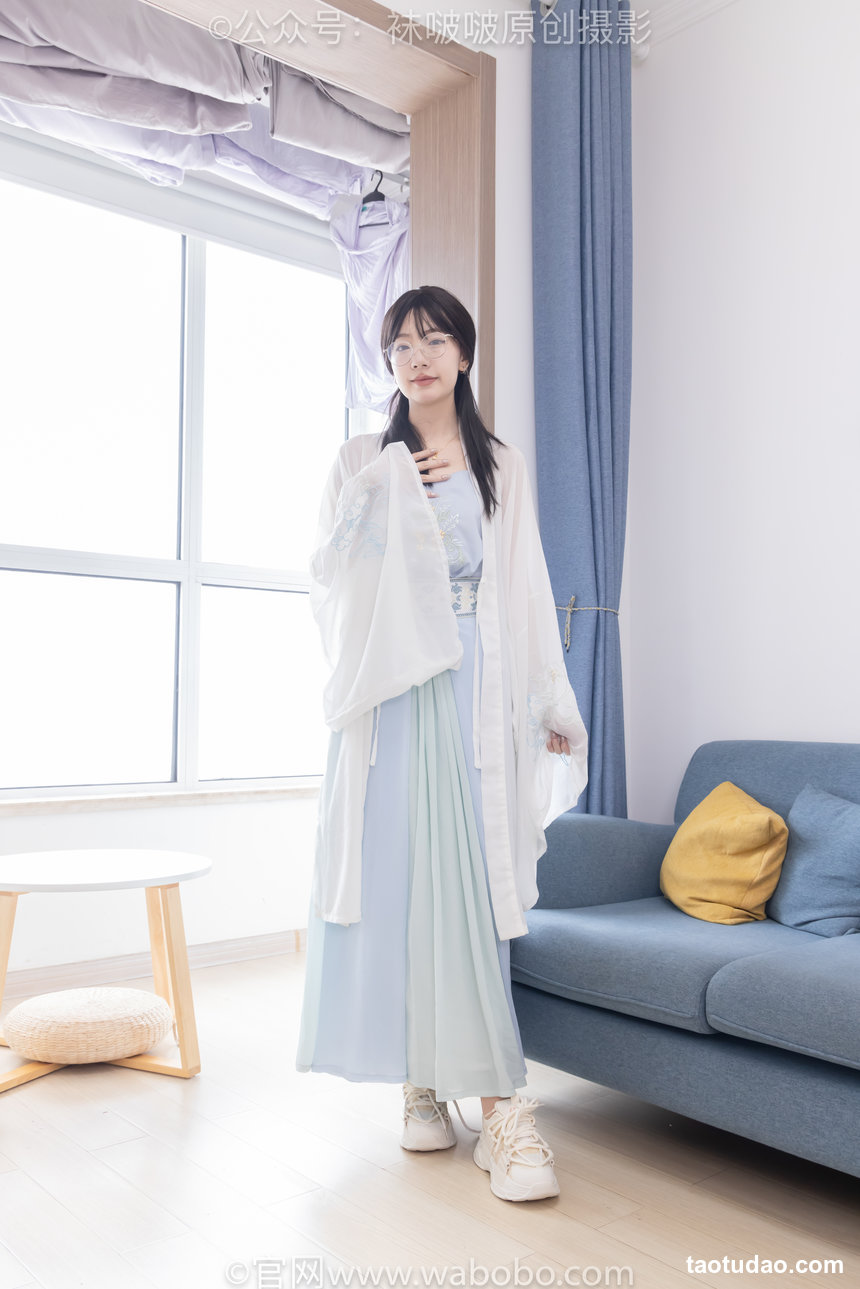 BoBoSocks袜啵啵 No.643 小甜豆-汉服、白船袜、薄肉丝、裸足 [164P1V-6.66GB]