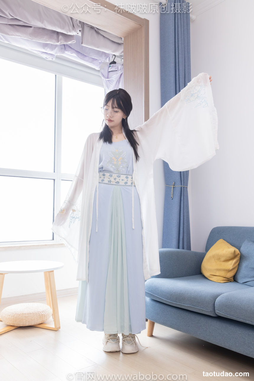 BoBoSocks袜啵啵 No.643 小甜豆-汉服、白船袜、薄肉丝、裸足 [164P1V-6.66GB]