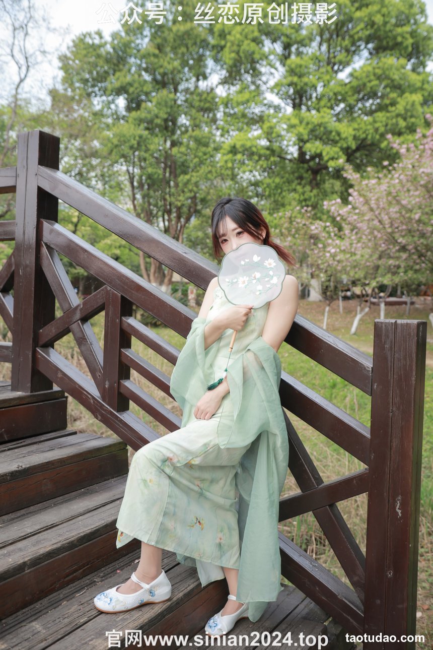 丝恋摄影 NO.040 小梦-古装汉服  白色绣花鞋 超薄肉丝 金色脚链[276P+1V／5.51GB]