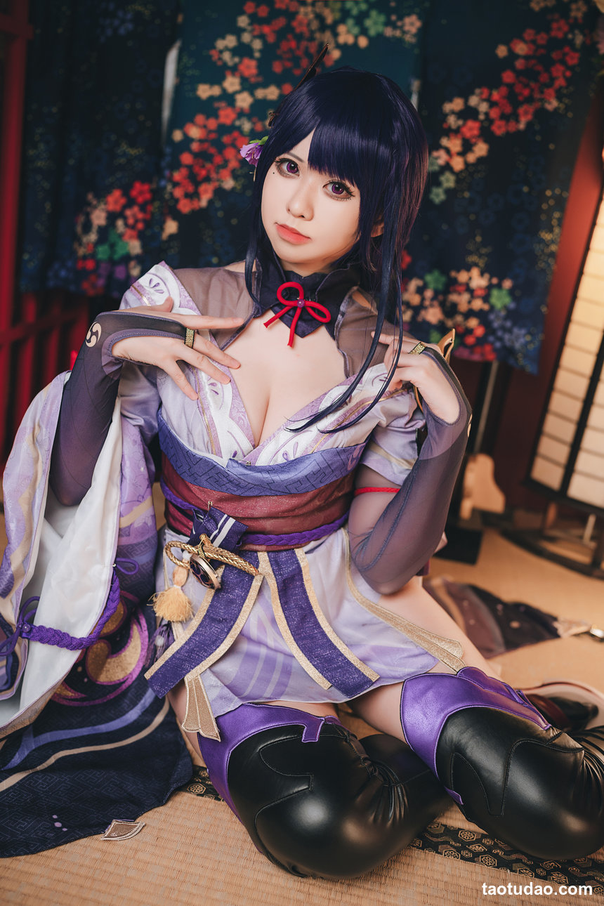 小空sora –  原神 雷电将军[17P-65M]-妹子图