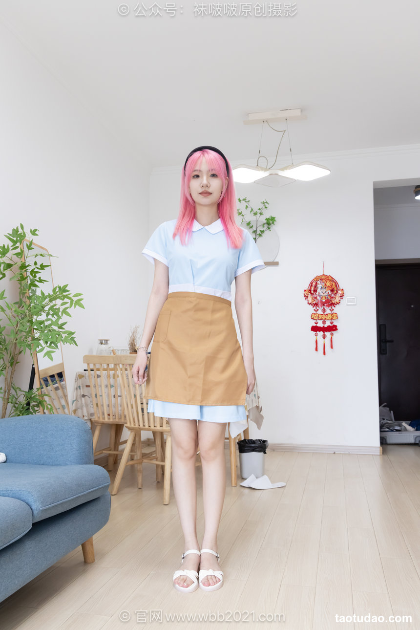 BoBoSocks袜啵啵 No.649 小甜豆-平底凉鞋、裸足、纯白棉袜 [200P1V-7.01GB]