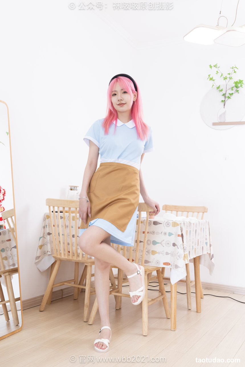 BoBoSocks袜啵啵 No.649 小甜豆-平底凉鞋、裸足、纯白棉袜 [200P1V-7.01GB]