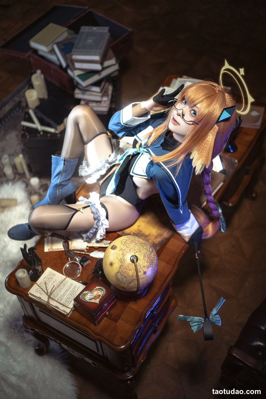 矢量鱼 –  蔚蓝档案 圆堂志美子校服[50P-513.1M]