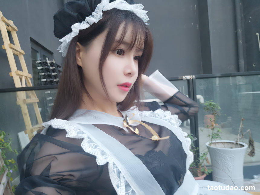 亚马逊鲶鱼 – 黑色透明女仆[33P-193.1M]