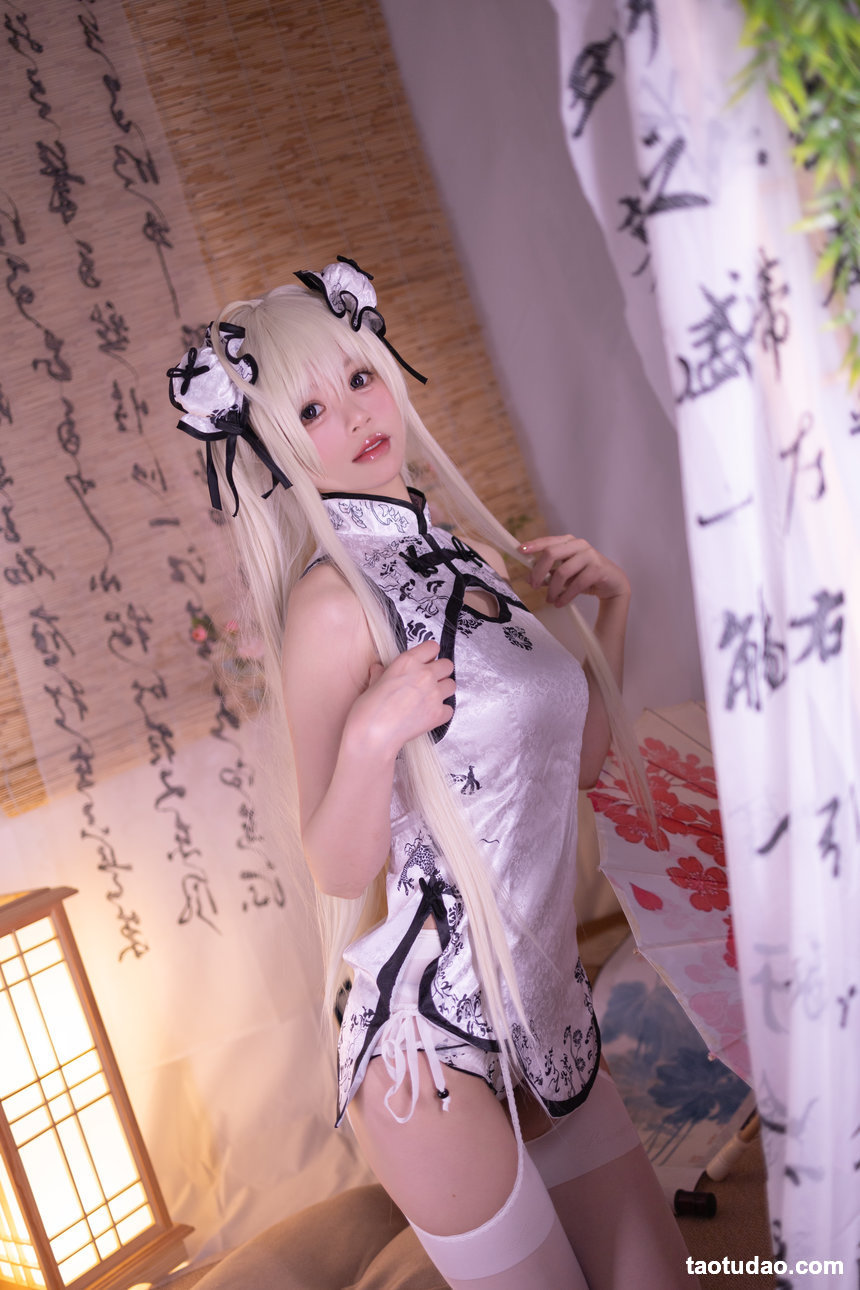 星黛鹿鹿i(千反田鹿子) –  缘之空 穹妹 旗袍 [62P-594MB]