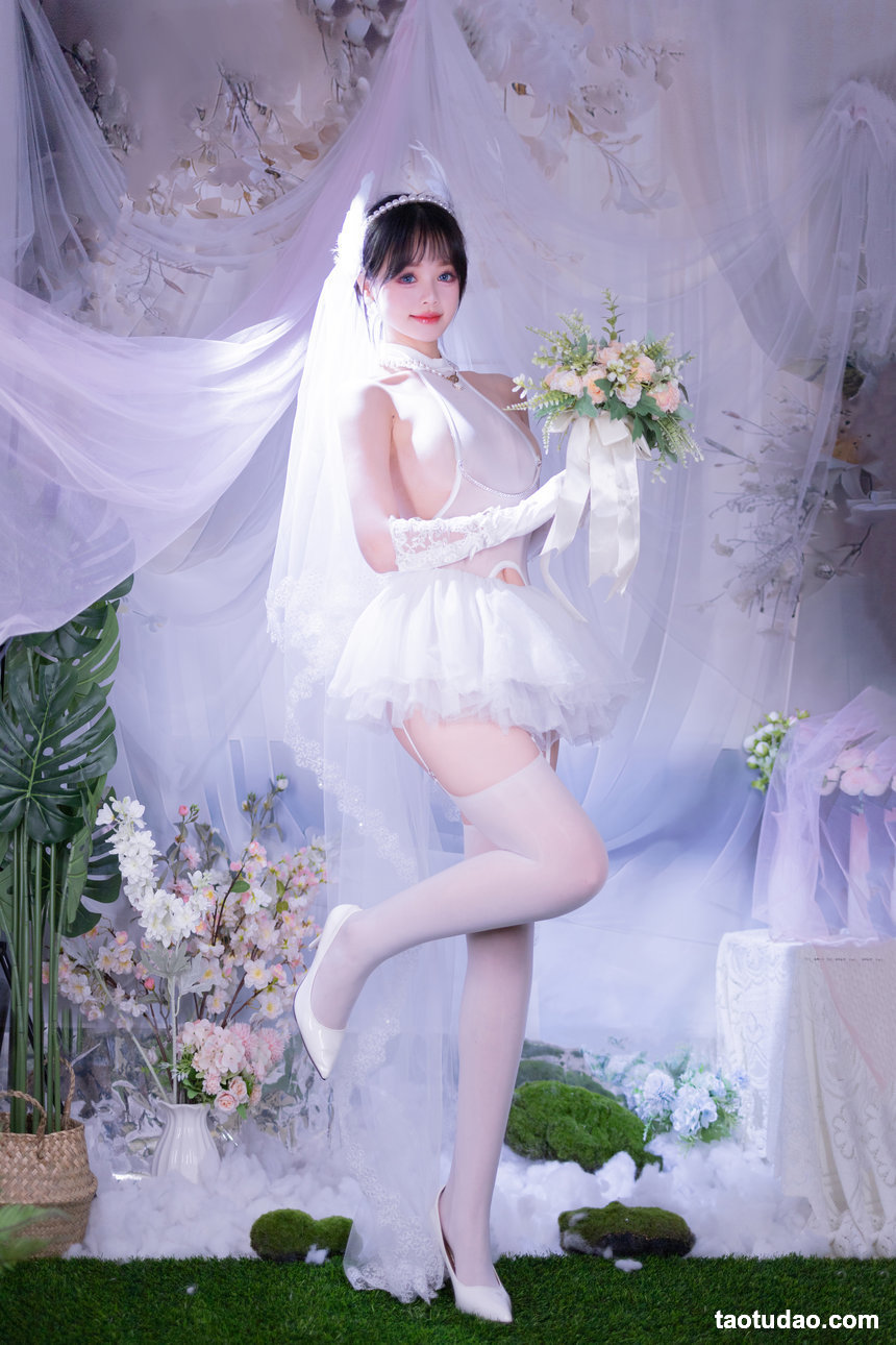 星黛鹿鹿i(千反田鹿子) –  白丝花嫁[50P-540M]