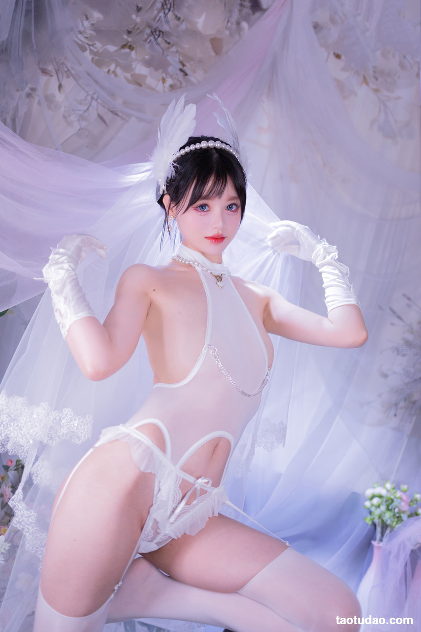 星黛鹿鹿i(千反田鹿子) –  白丝花嫁[50P-540M]