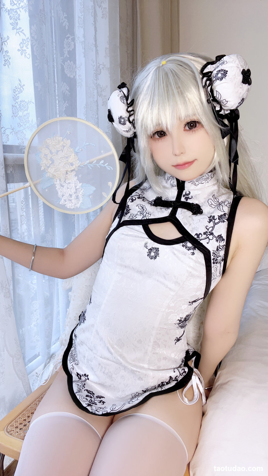 Quan冉有点饿 –  缘之空 穹妹旗袍自拍[27P-100.9M]