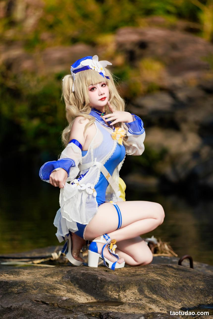 阿雪雪 –  芭芭拉泳装[85P-268.4M]