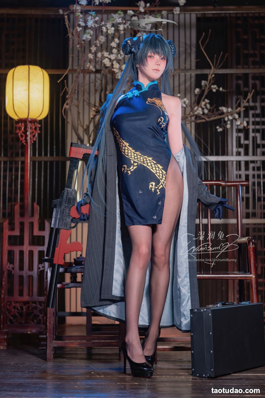 咬一口兔娘(Yiko湿润兔) –  碧蓝档案 龙华妃咲[123P+2V-1.6G]