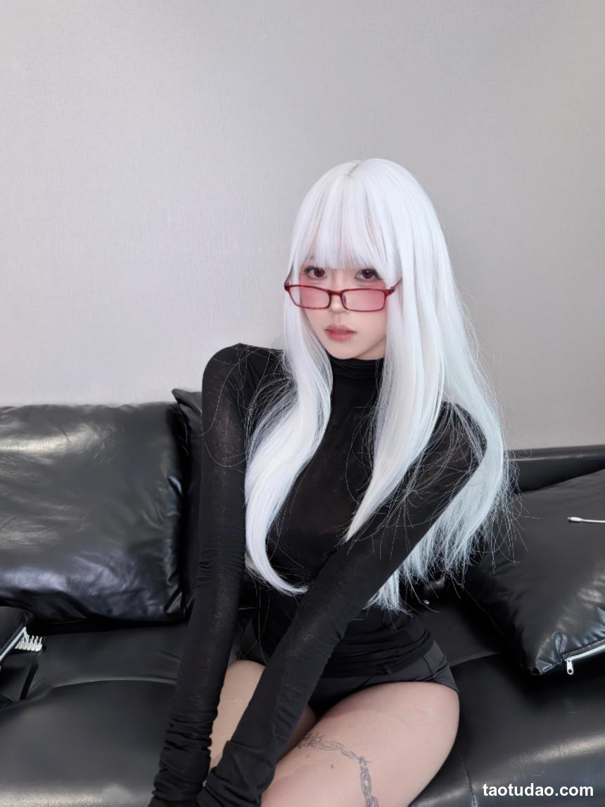 麻薯好吃 No.014 - 暗夜纯白 [55P-91MB]