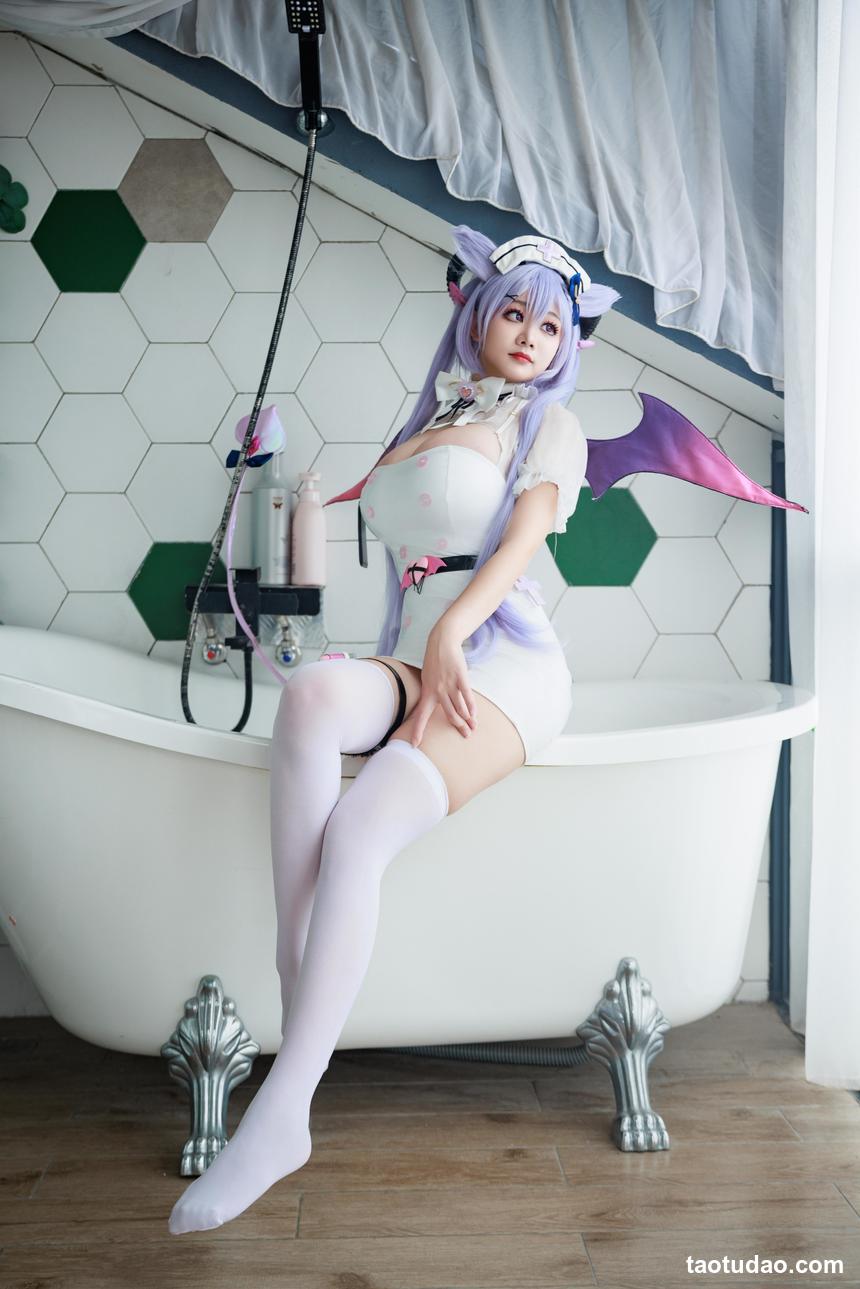 阿雪雪 – NO.034 原神 刻晴魅魔护士[100P+7V-1.94G]