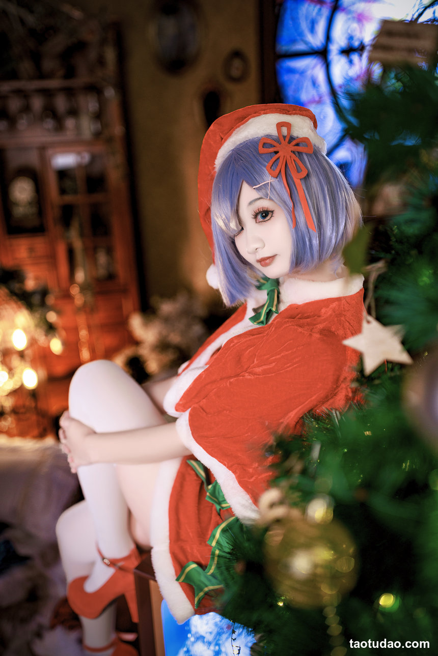 阿雪雪 – NO.042 从零开始的异世界生活 蕾姆圣诞装[60P-1.62G]