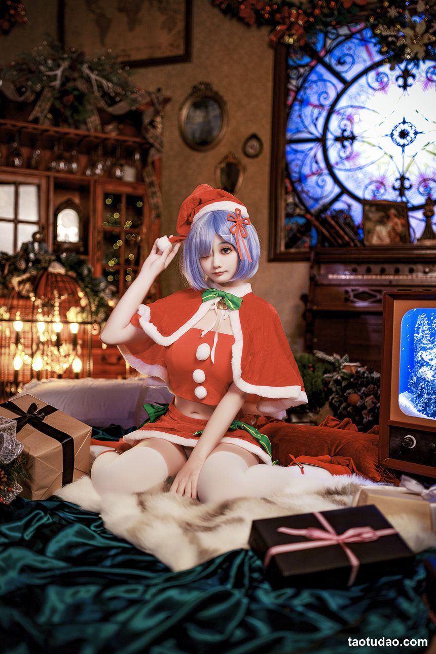 阿雪雪 – NO.042 从零开始的异世界生活 蕾姆圣诞装[60P-1.62G]