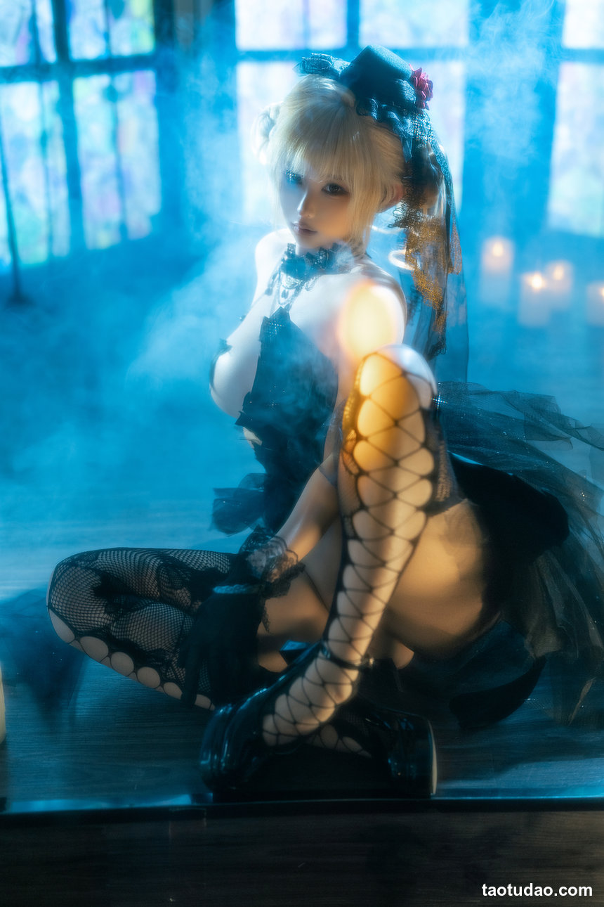 蠢沫沫 –  黑婚纱[37P+1V-3.16G]