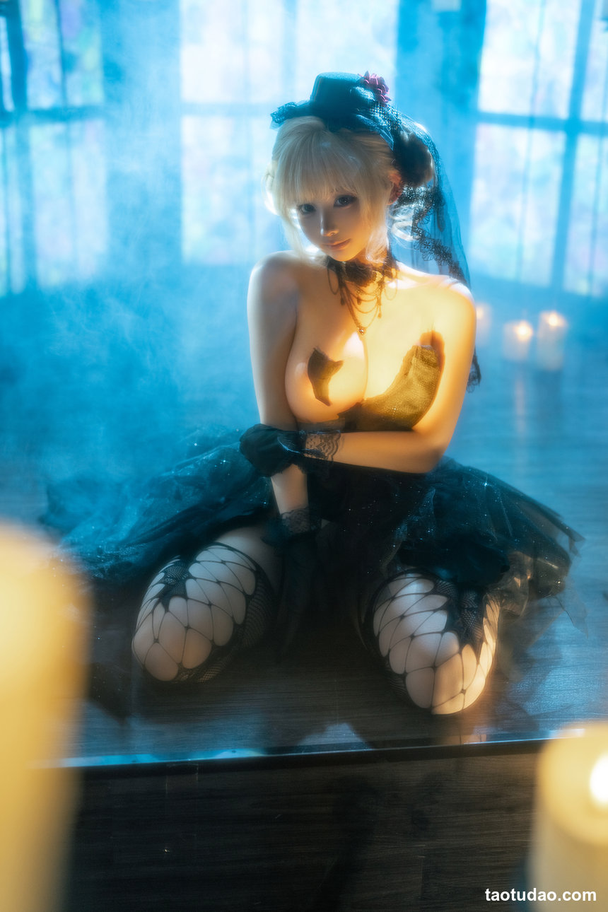 蠢沫沫 –  黑婚纱[37P+1V-3.16G]