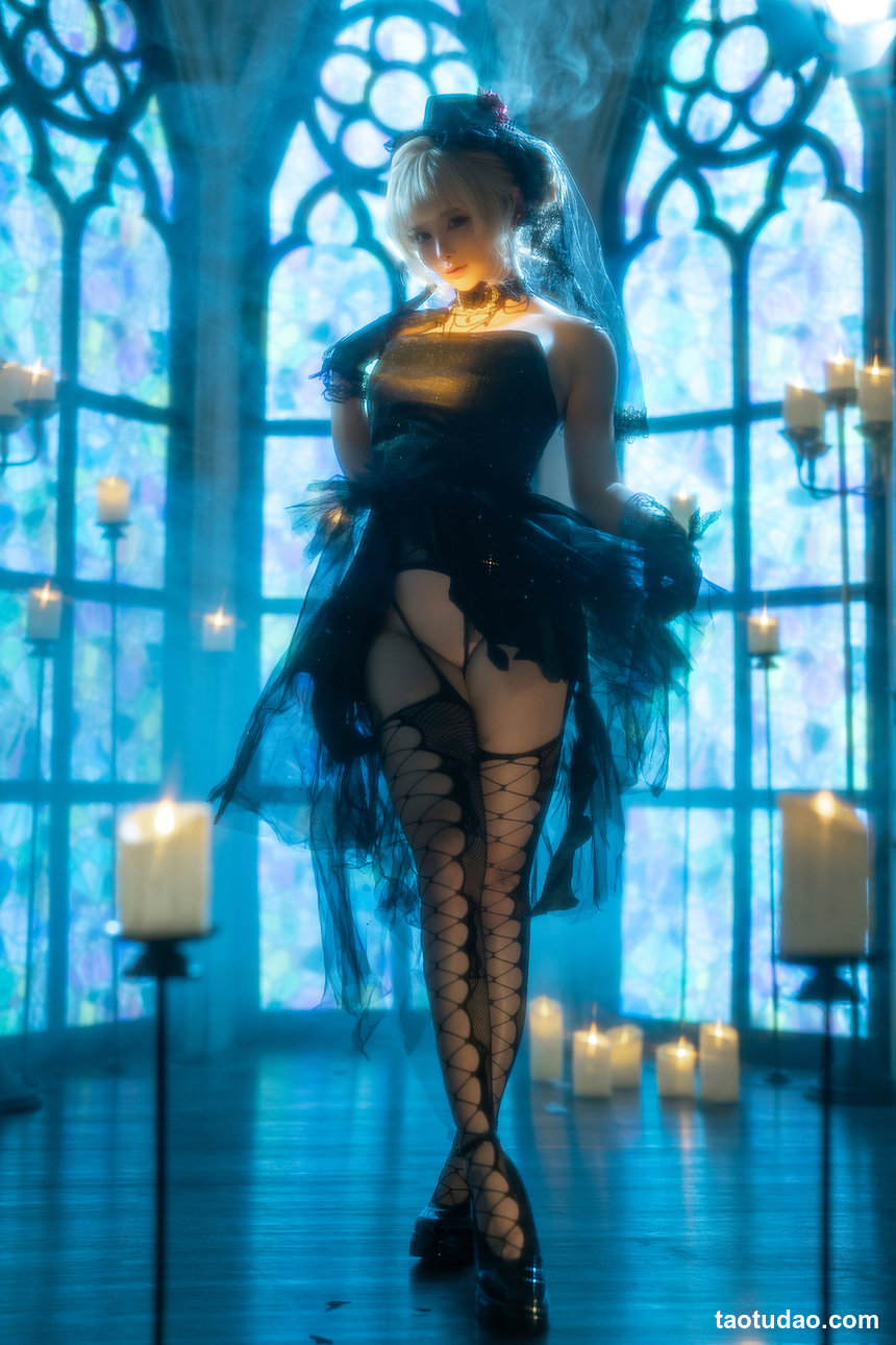 蠢沫沫 –  黑婚纱[37P+1V-3.16G]