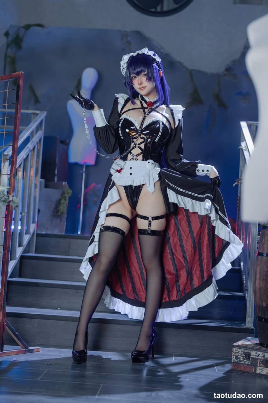 屿鱼 –  Nikke胜利女神 米哈拉·咖啡女仆[80P-456.5M]