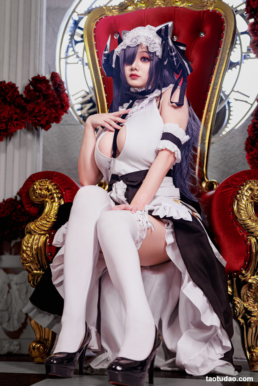 阿雪雪 –  碧蓝航线 奥古斯特女仆[92P+6V-4.94G]