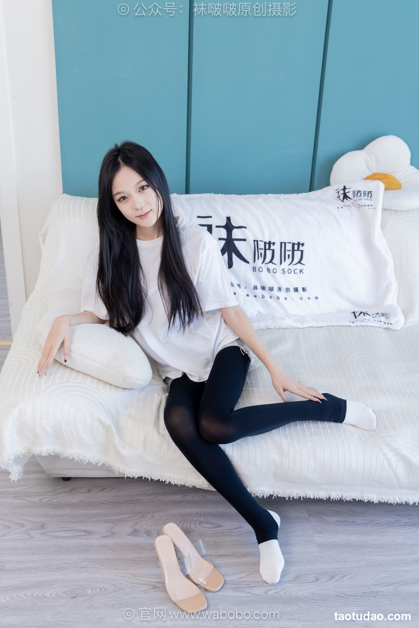 BoBoSocks袜啵啵 No.683 焦糖-高跟凉鞋、厚黑丝踩脚裤、白棉袜、裸足 [165P1V-6.85GB]