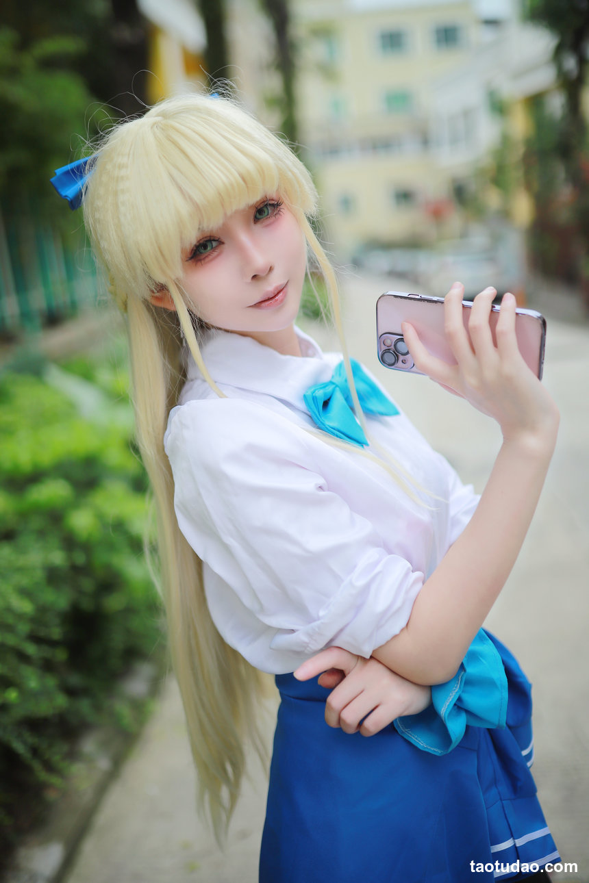 上杉绘梨落 NO.010 蔚蓝档案 飞鸟马时 校服 [46P-851MB]
