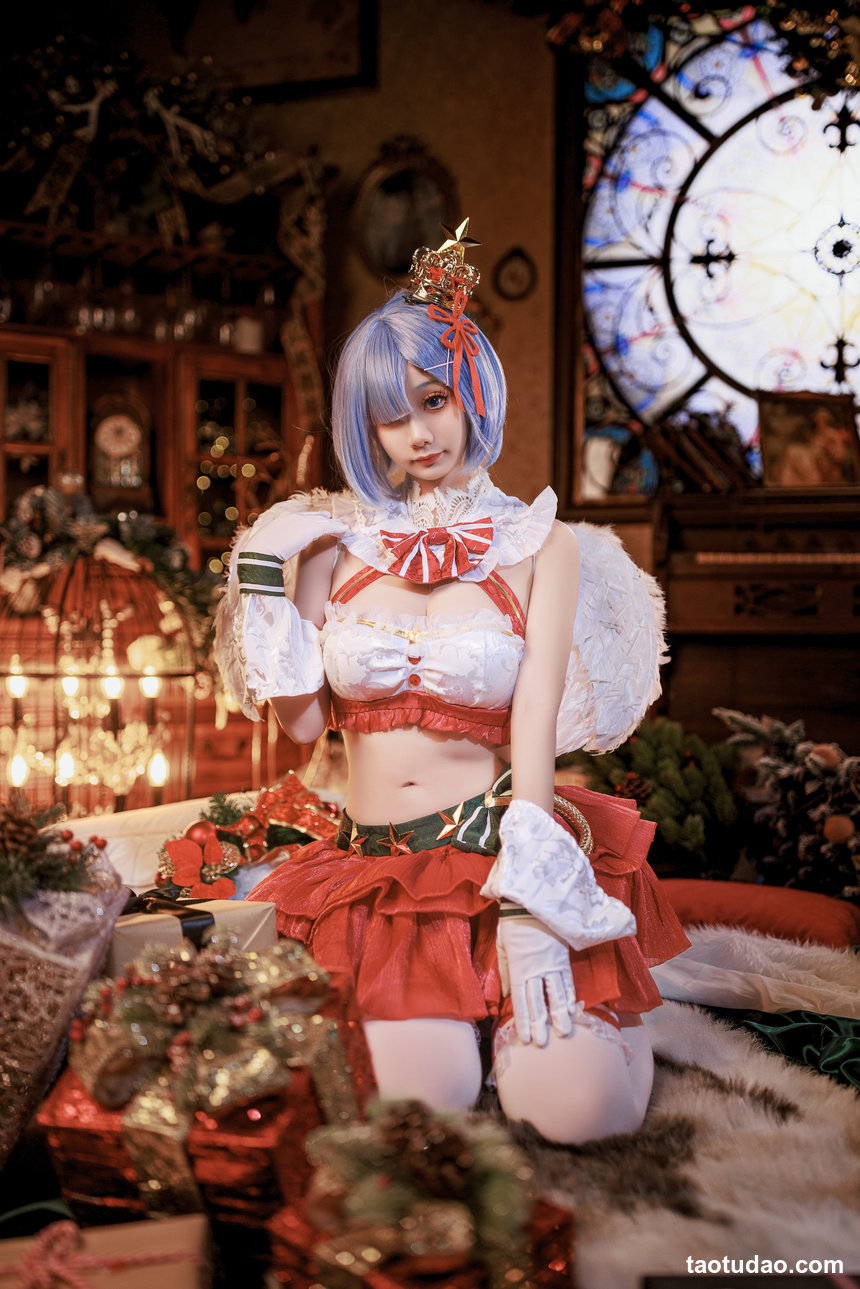 阿雪雪 – NO.068 圣诞小天使 蕾姆 [86P-2.07GB]