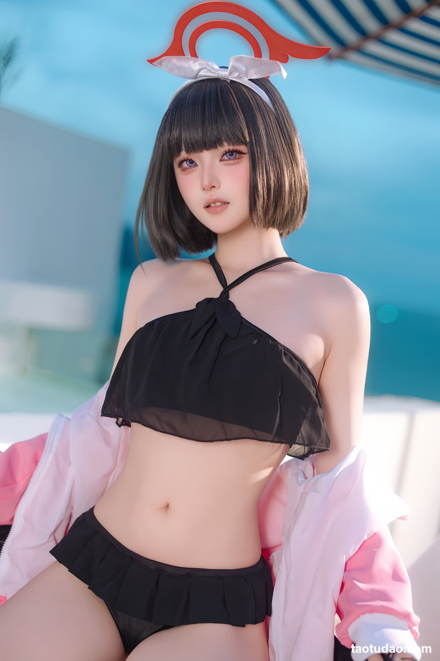 屿鱼 –  蔚蓝档案 静山真白泳装[30P-244.3M]