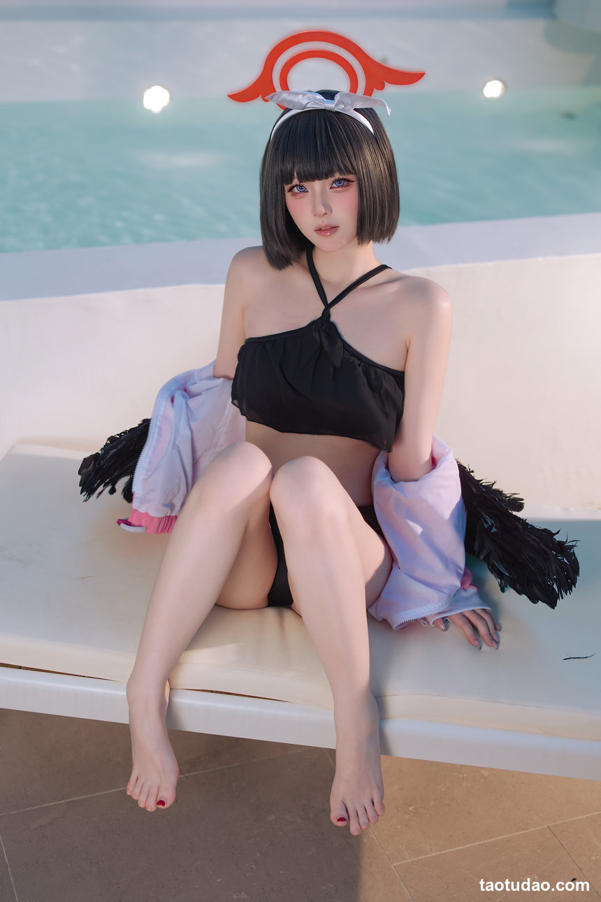 屿鱼 –  蔚蓝档案 静山真白泳装[30P-244.3M]