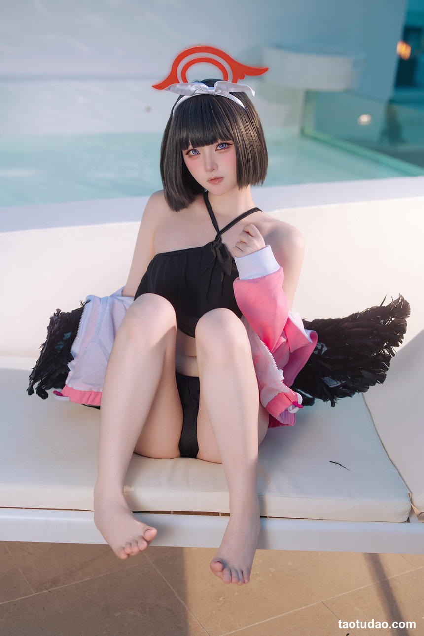 屿鱼 –  蔚蓝档案 静山真白泳装[30P-244.3M]
