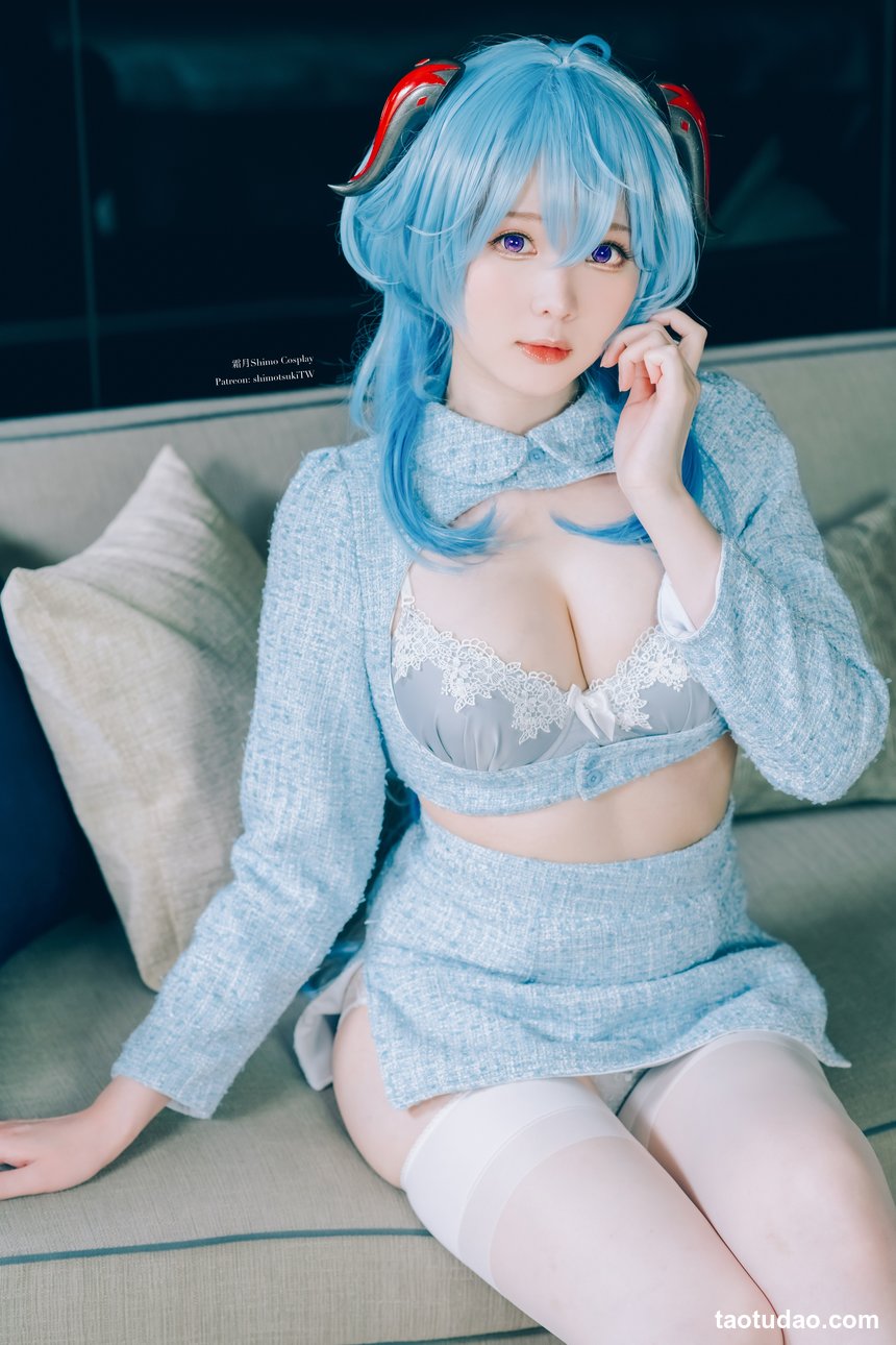 霜月shimo –  Ganyu lingerie[15P-102.2M]