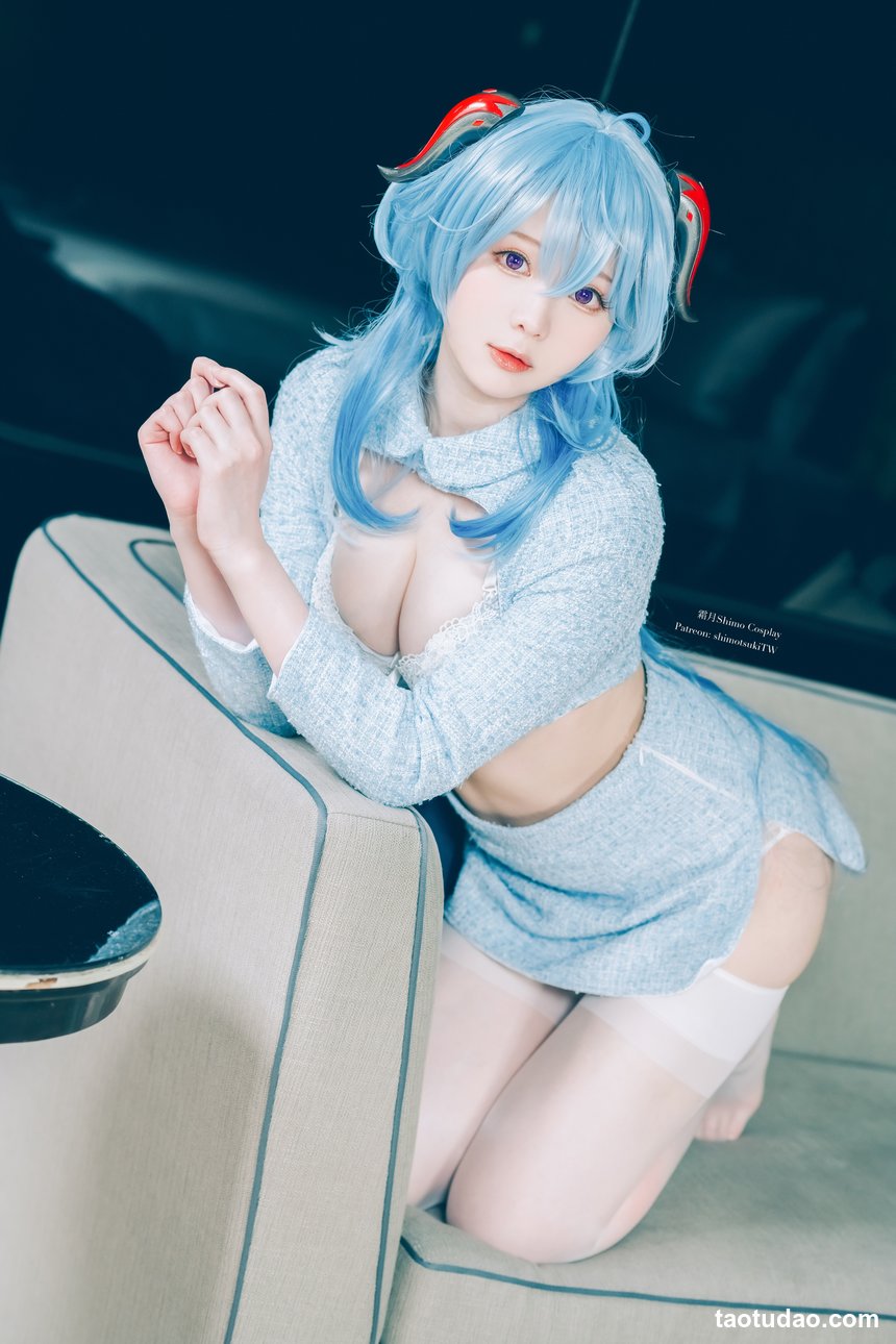 霜月shimo –  Ganyu lingerie[15P-102.2M]