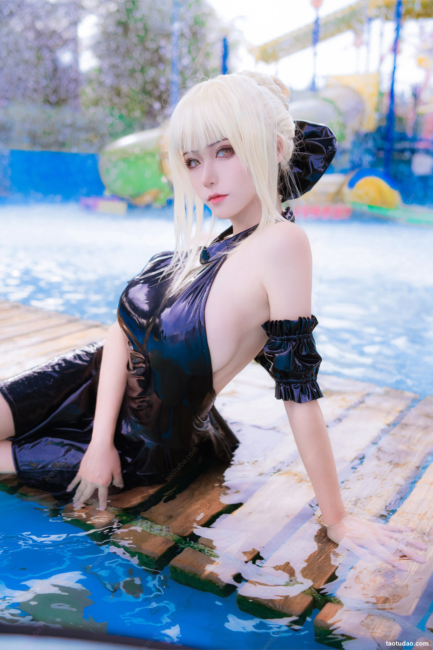 Seya狮砸 –  FGO 黑呆泳衣[10P-161.2M]